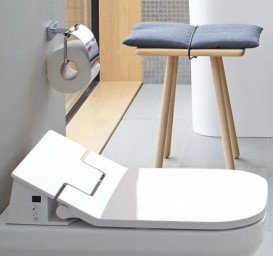 Крышка-биде для унитаза Duravit SensoWash Slim дюропласт белый 611300002000300