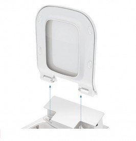 Крышка-биде для унитаза Duravit SensoWash Slim дюропласт белый 611300002000300