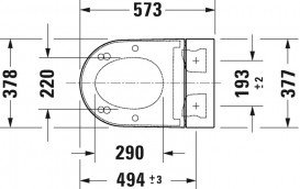Крышка-биде для унитаза Duravit SensoWash Starck f Lite белый 612001012000310