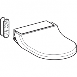 Крышка-биде для унитаза Geberit AquaClean Tuma Comfort белый/стекло белое 146.270.SI.1