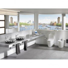 Кришка для біде Roca Khroma дюропласт білий A806652004