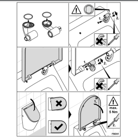 Кришка для пісуару Villeroy & Boch Subway дюропласт CeramicPlus білий кам'яний 9956S1RW