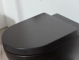 Кришка для унітазу Flaminia App з функцією soft close дюропласт графіт QKCW03 NERO MATT (GRAFFITE)