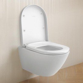 Кришка для унітазу Villeroy & Boch Vivia з функцією soft close дюропласт білий 9M82S101