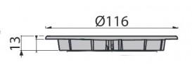 Крышка сифона AlcaPlast для душевых поддонов S0852-ND