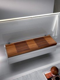 Крышка-скамейка  для унитаза Hatria G FULL-ACCESSORI  коричневая YXH442