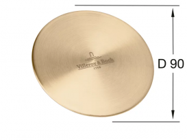 Крышка слива для кухонной мойки Villeroy & Boch нержавеющая сталь золото 96241503