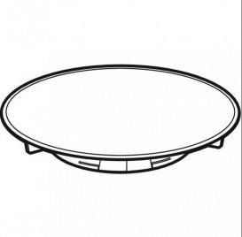 Кришка зливного отвору для сифона Geberit d90 для душових піддонів глянцевий хром 150.266.21.1