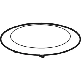 Крышка сливного отверстия Geberit d62 для сифона для душевых поддонов черный матовый 150.285.14.1