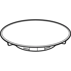 Крышка сливного отверстия Geberit d90 для сифона для душевых поддонов высота гидрозатвора 30/50 мм белый/матовый/хром 150.266.KJ.1