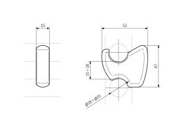 Гачок для рушникосушарки TERMA YO! білий WRWYOY001SBIA