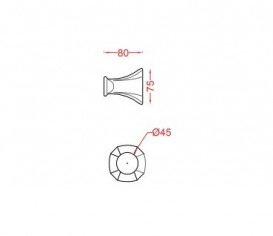 Крючок для ванной ArtCeram Civitas одинарный белый глянцевый CIC008 01;00