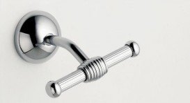 Гачок для ванної Flab Polo il Classico подвійний метал хром 516 CHR