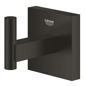 Гачок для ванної Grohe QuickFix Start Cube одинарний метал чорний матовий 409612430