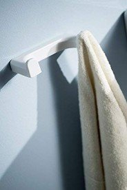 Крючок для ванной Haceka Yoly двойной пластик белый 1137996