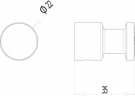 Крючок для ванной Jika Generic одинарный хром H3813D30040001