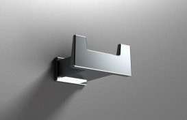 Крючок для ванной Sonia S-Cube двойной латунь хром 166817