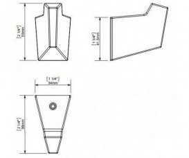 Гачок для ванної Sonia S2 одинарний латунь хром 156122