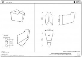 Гачок для ванної Sonia S8 SWK Sophisticated Soul настінний одинарний латунь золото 164936