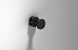 Гачок для ванної Sonia Tecno Project Black одинарний чорний матовий 166213