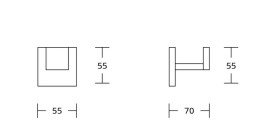 Крючок для ванной VBI Jupiter одинарный нержавеющая сталь матовое золото VBI-040601BG