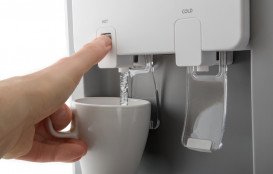 Кулер для води АВС V500 E підлоговий з електронним охолодженням білий/сірий 120250001