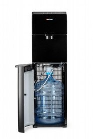 Кулер для води HotFrost 450AMI Black підлоговий з компресорним охолодженням та нижнім завантаженням чорний 120145002