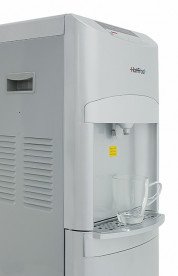 Кулер для воды HotFrost 45AS напольный с компрессорным охлаждением и нижней загрузкой серебристый 120104501