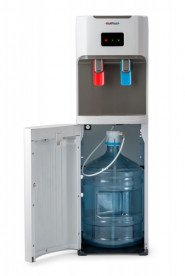 Кулер для воды HotFrost V115АE напольный с электронным охлаждением и нижней загрузкой белый 120211506