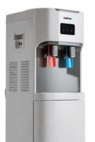 Кулер для воды HotFrost V115B напольный с компрессорным охлаждением и холодильником белый 120111502