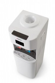 Кулер для воды HotFrost V115B напольный с компрессорным охлаждением и холодильником белый 120111502