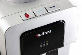 Кулер для воды HotFrost V900CS напольный с компрессорным охлаждением серебристый/черный 120190001