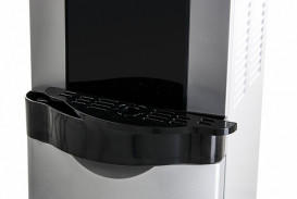 Кулер для води HotFrost V900CSG напольний з компресорним охолодженням та газацією сріблястий/чорний 120190003