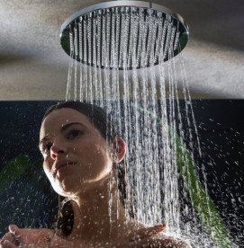 Лейка для верхнего душа Bossini Apice Ø 280 мм пластик черный матовый I00430000073005