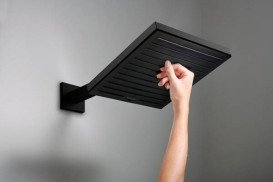 Лійка для верхнього душу Hansgrohe Pulsify E 260 1 режим матовий чорний 24330670