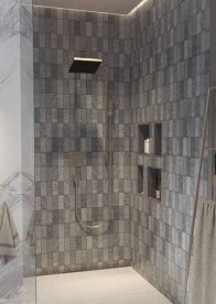 Лійка для верхнього душу Hansgrohe Pulsify E 260 1 режим EcoSmart шліфована бронза 24331140