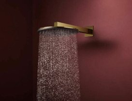 Лійка для верхнього душу Hansgrohe Raindance Alive S 300 1 режим золото 24520990