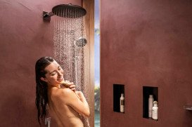 Лійка для верхнього душу Hansgrohe Raindance Alive S 300 1 режим EcoSmart хром 24521000