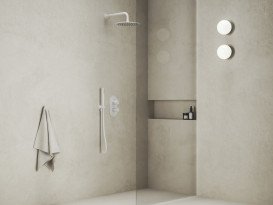 Лійка для верхнього душу Ravak ø 250 мм нержавіюча сталь білий матовий X070519