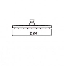 Лейка для верхнього душа Tres Full хром 13413826