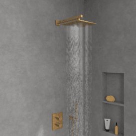 Лійка для верхнього душу Villeroy & Boch Universal Showers 250х250 мм матове золото TVC00000200076