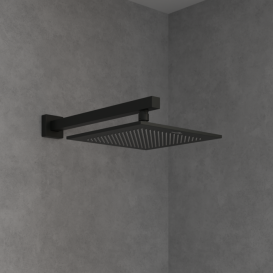 Лійка для верхнього душу Villeroy & Boch Universal Showers 250х250 мм матовий чорний TVC000002000K5
