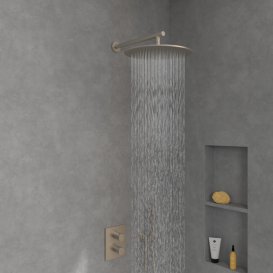 Лійка для верхнього душу Villeroy & Boch Universal Showers ⌀350 мм матовий нікель TVC00000300064