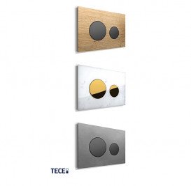 Лицьова накладка для панелі змиву Tece TECEloop світлий бетон 9240614