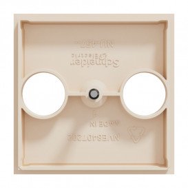 Лицевая панель TV/FM розетки Schneider Electric Unica New бежевый NU944044