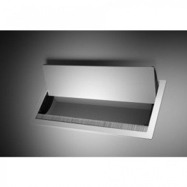 Лючок до столу ASA Plastici Exit Dual 2.0 пластик алюміній 040.020.00001