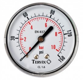 Манометр Tervix Pro Line 100 0-6 бар 1/2'' радіальне підключення 355412