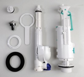 Механізм подвійного зливу для бачка Kerasan Retro хром 750990