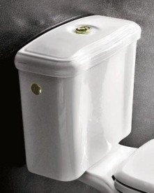 Механізм подвійного зливу для бачка Kerasan Retro золото 750991