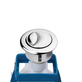 Арматура для бачка унитаза Kroner KRM DB77 с двойной кнопкой хром CV032088